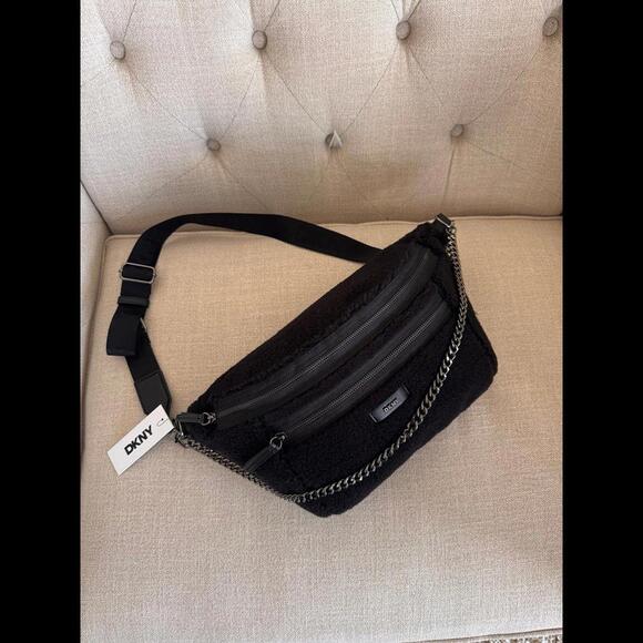 Authentic DKNY sherpa sling bag. So chic! - Picture 1 of 2